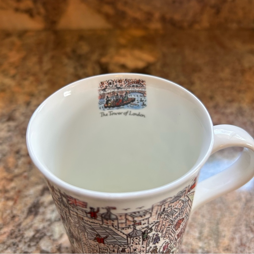 The Tower of London Bone China Mug by Peter Smith - Picture 2 of 7